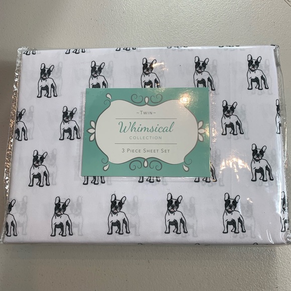 whimsical hotel collection Other - Whimsical Hotel sheets TWIN QUEEN French Bulldog